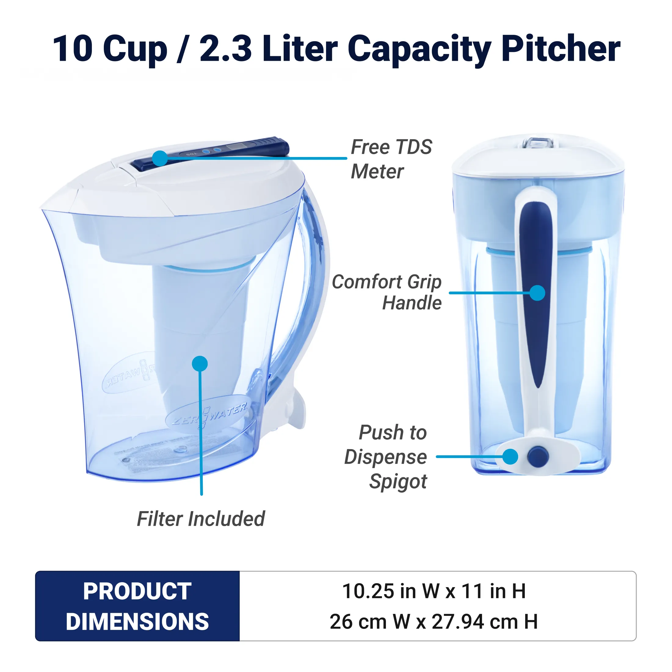 10 Cup Ready-Pour Pitcher