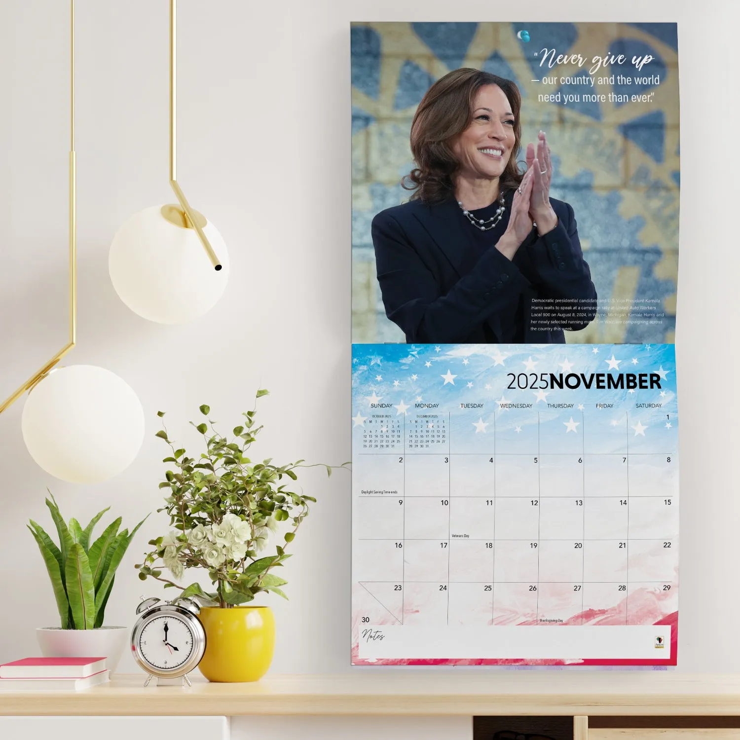 2025 Kamala Harris Wall Calendar