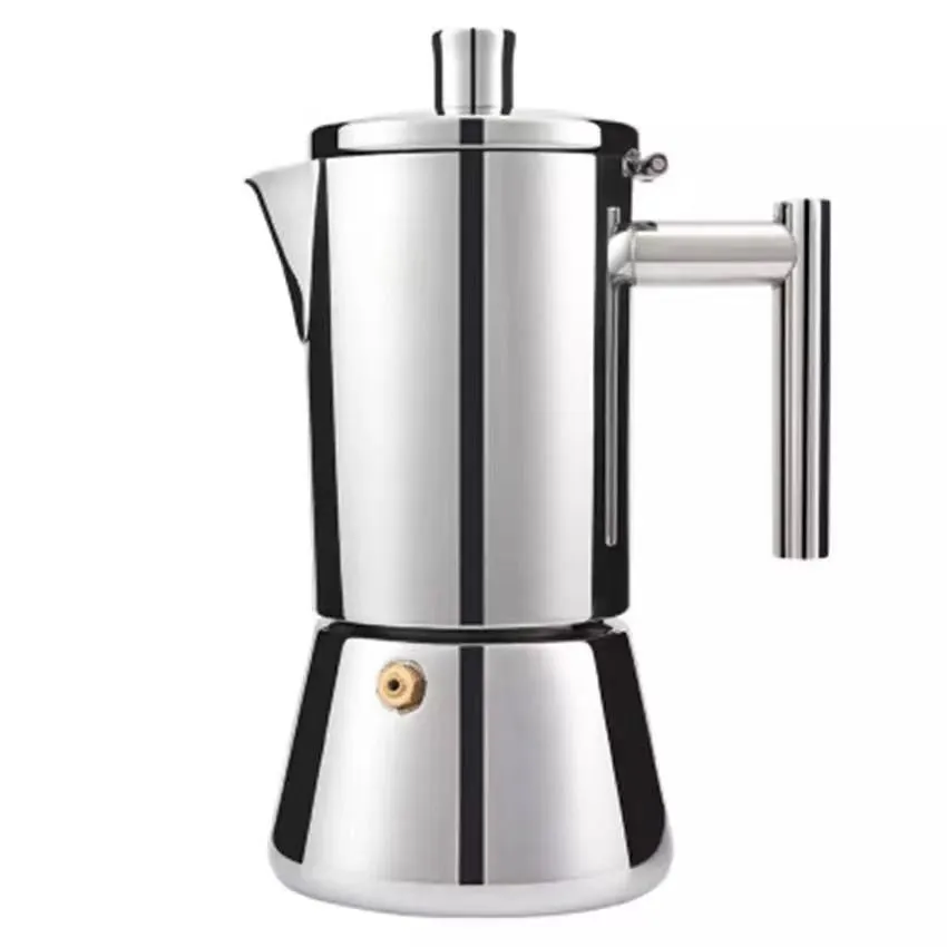 300/500ML 304 Stainless Steel Coffee Geyser Maker Stove Top Induction Cooker Espresso Moka Pot Italian Coffee Machine