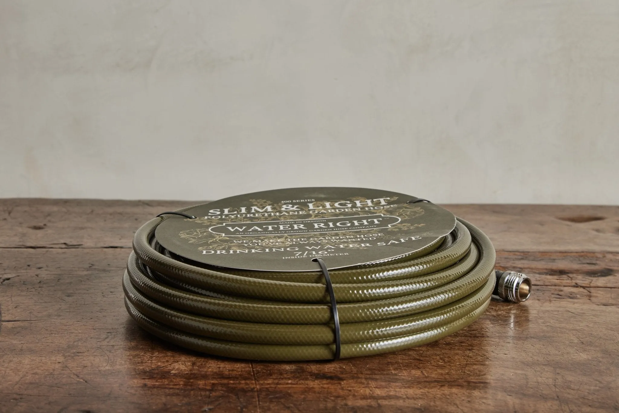 50' Garden Hose, Olive