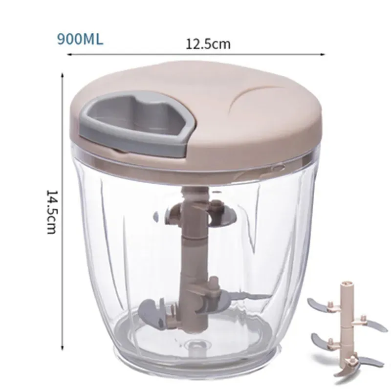 500/900ML KAURIJIA Garlic Chopper