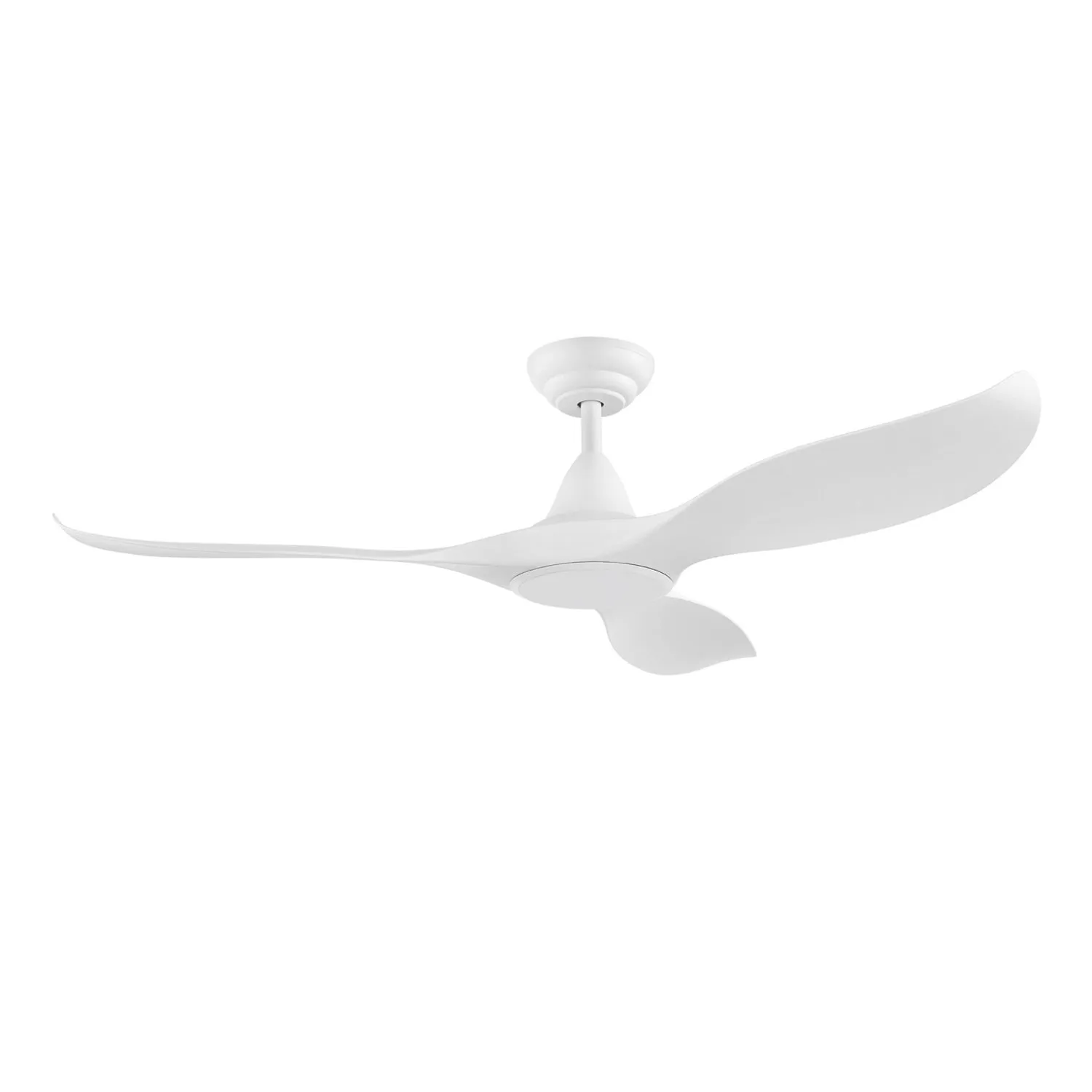 52" Noosa DC Ceiling Fan Black, White, Titanium 203369, 203371, 204746 Eglo Lighting