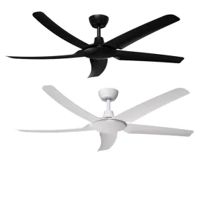 56" Hover DC Ceiling Fan Black, White 60060, 60061 Domus Lighting