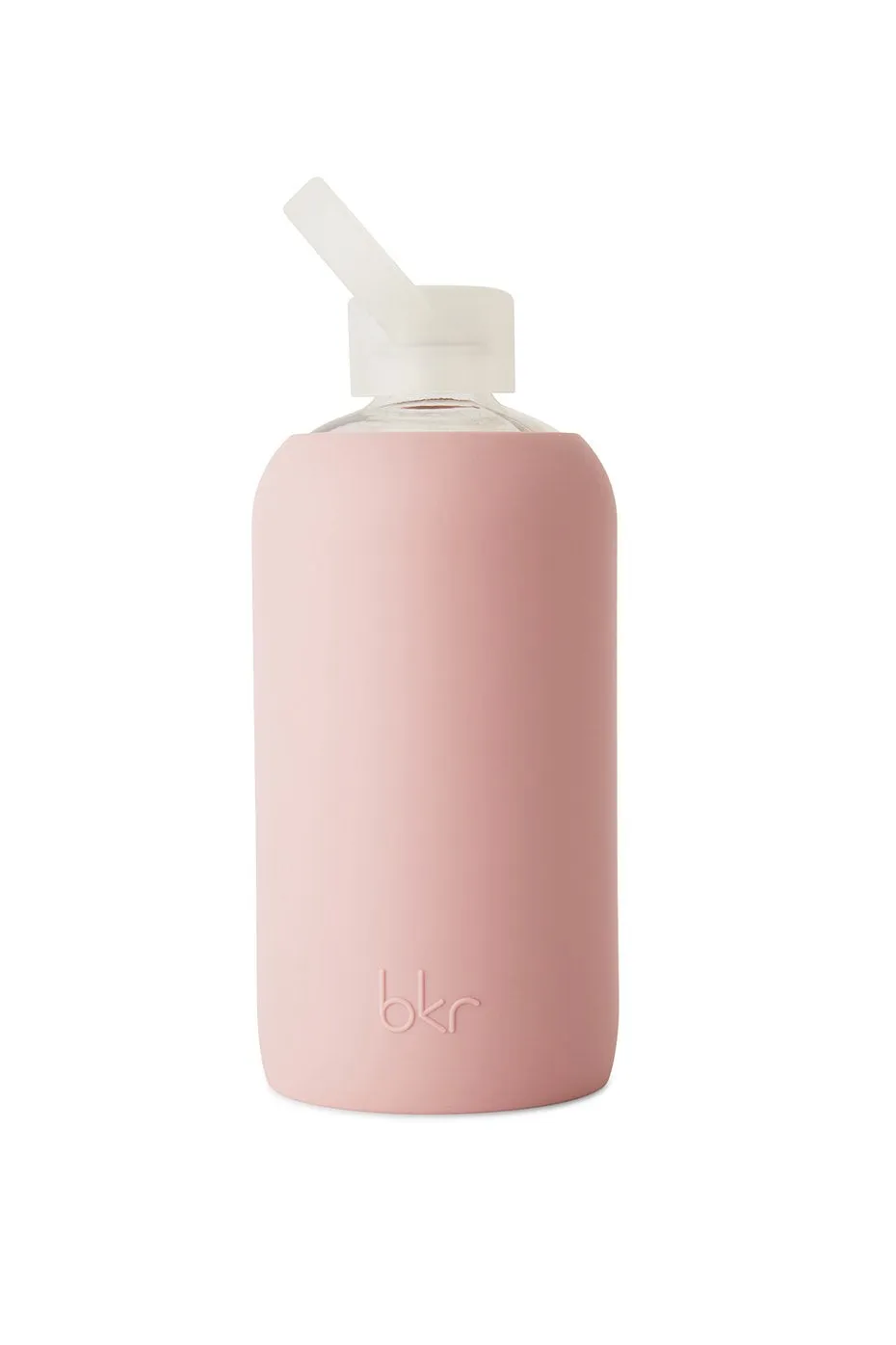 Alo Glass Water Bottle - 1L - Pale Mauve