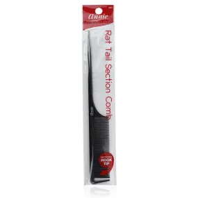 Annie Rat Tail Section Comb Black