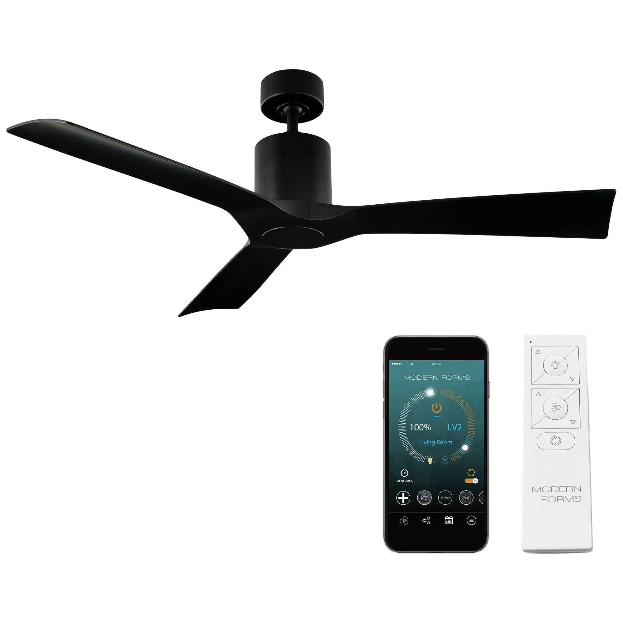 Aviator Indoor/Outdoor 3-Blade 54" Smart Ceiling Fan with Remote Control