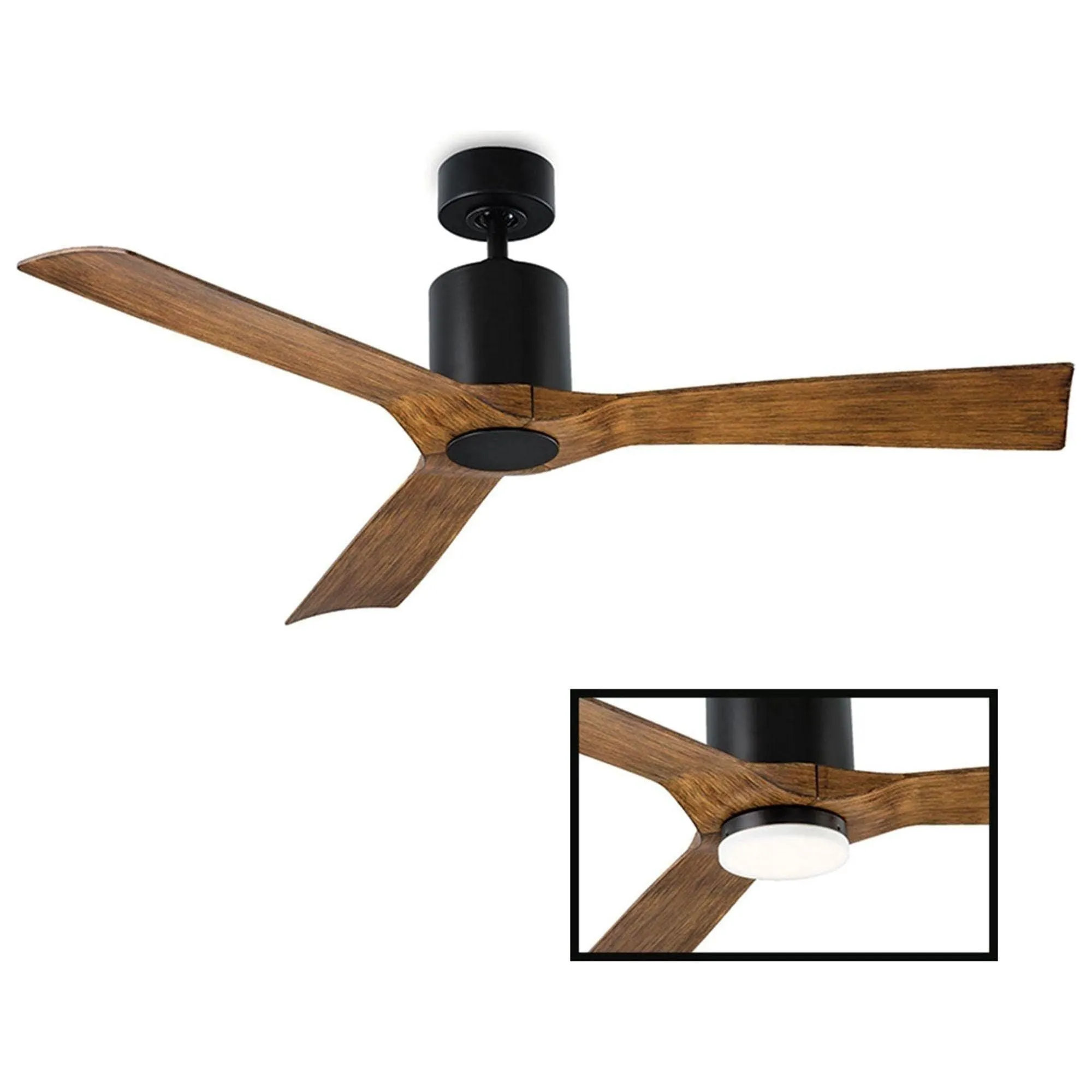 Aviator Indoor/Outdoor 3-Blade 54" Smart Ceiling Fan with Remote Control