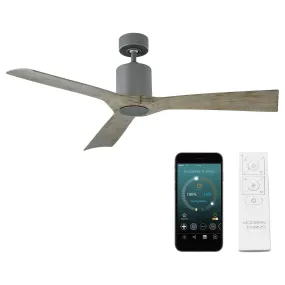 Aviator Indoor/Outdoor 3-Blade 54" Smart Ceiling Fan with Remote Control