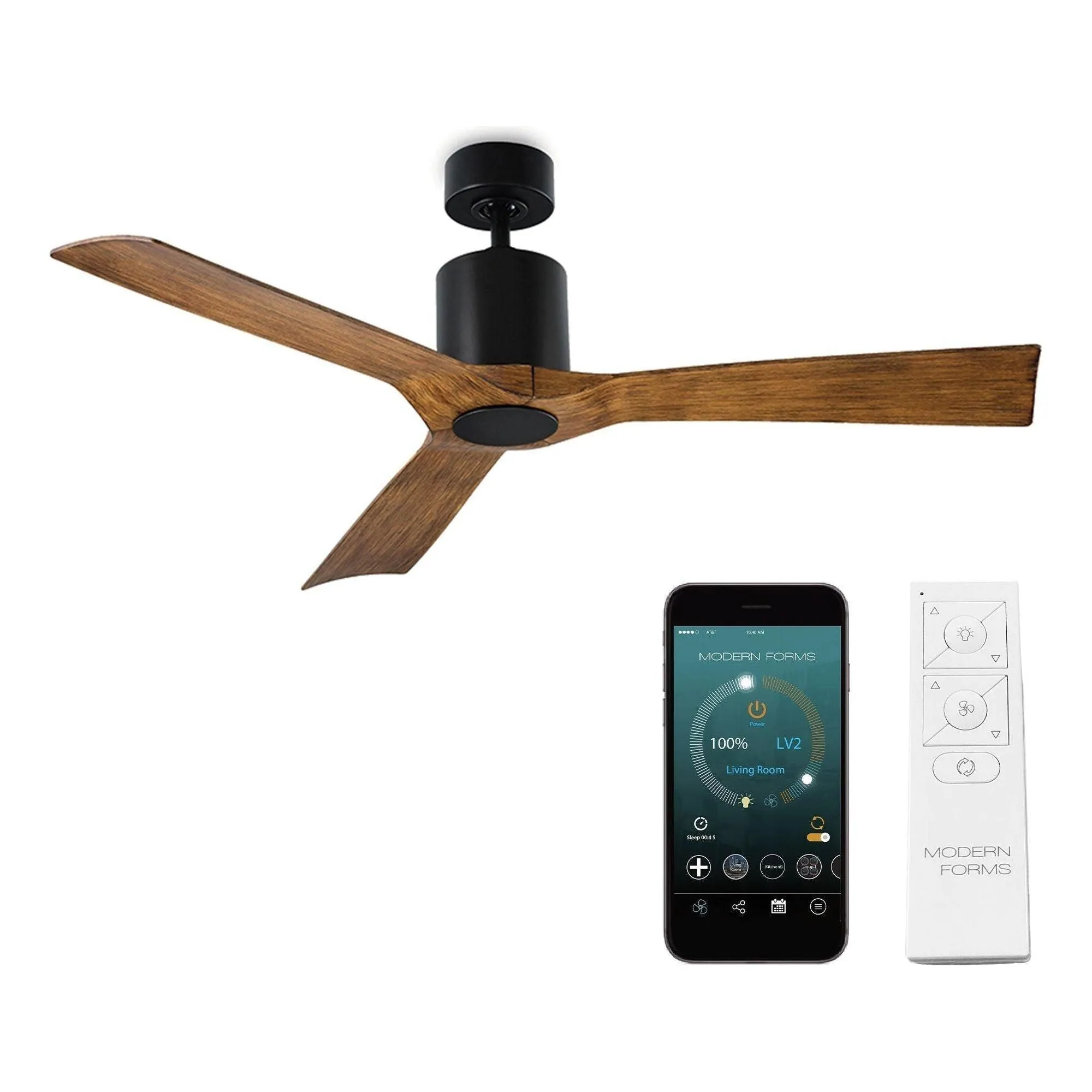 Aviator Indoor/Outdoor 3-Blade 54" Smart Ceiling Fan with Remote Control