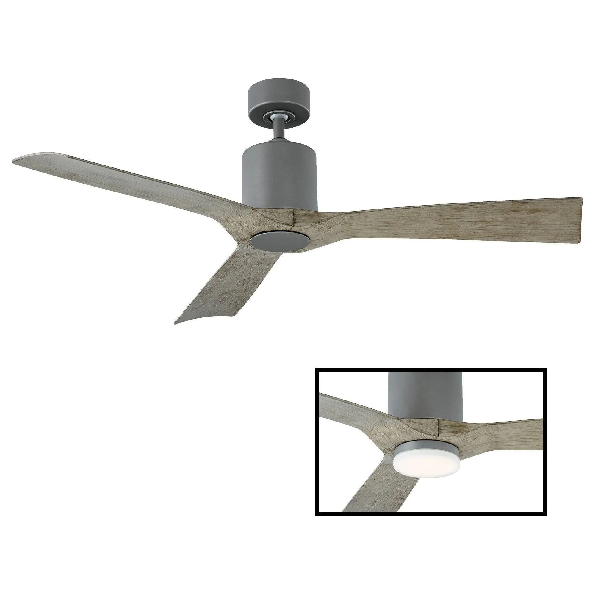 Aviator Indoor/Outdoor 3-Blade 54" Smart Ceiling Fan with Remote Control