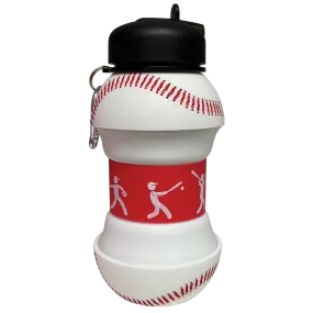 Baseball Collapsible Water Bottle