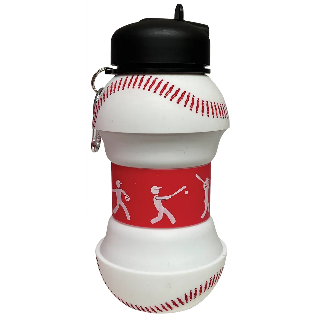 Baseball Collapsible Water Bottle