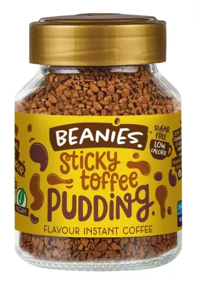 Beanies Sticky Toffee Pudding Flavour Instant Coffee 50g