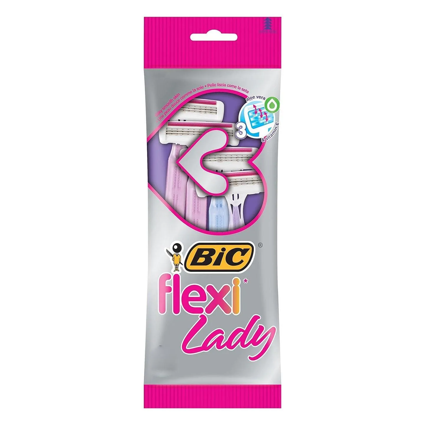 Bic Flexi Lady Disposable Razor - 3pcs