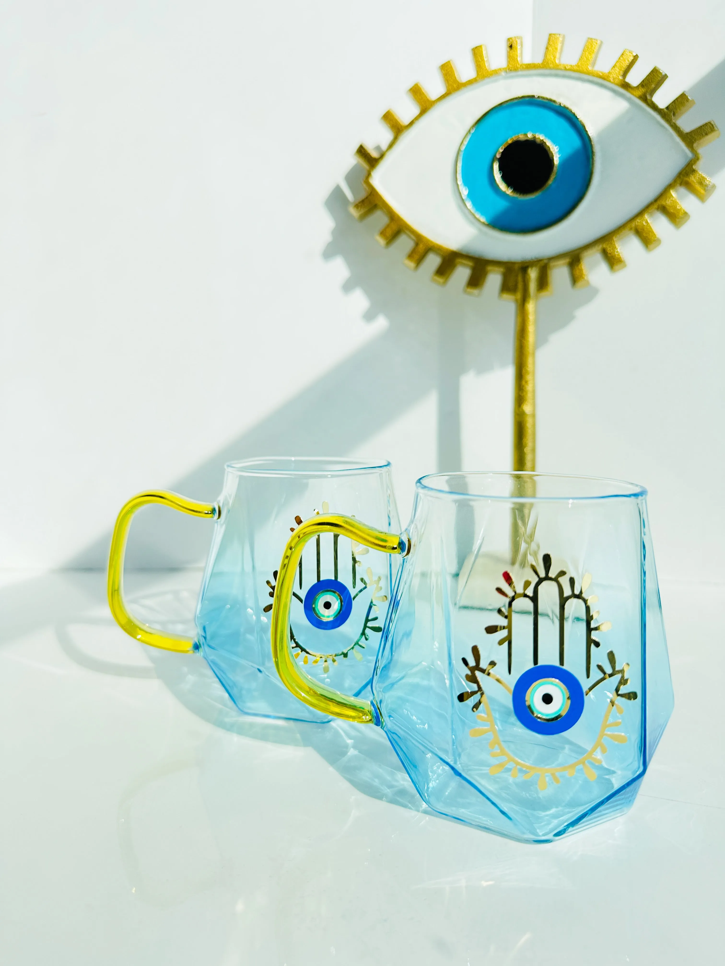 Blue Prism Hamsa Mug