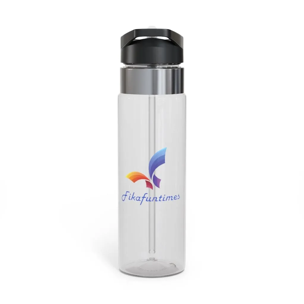 BPA-Free Fikafuntimes Sport Bottle with Carabiner Hook