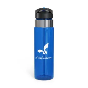 BPA-Free Fikafuntimes Sport Bottle with Carabiner Hook