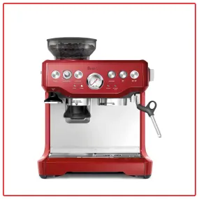 Breville BES870CRN (Cranberry Red) The Barista Express Espresso Coffee Machine