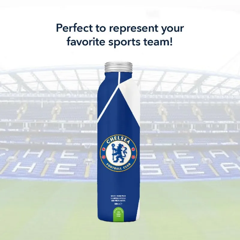 Chelsea FC Aluminum Water Bottle by Chelsea FC for Unisex - 12 x 16.9 oz Water