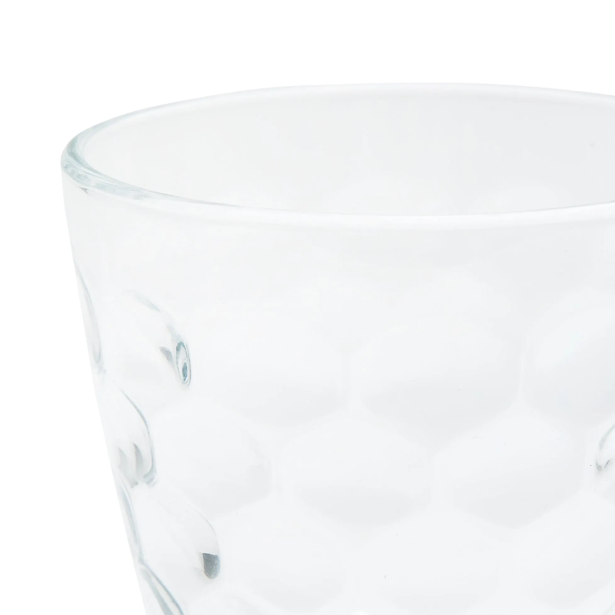 Clear Glass Polka Dots Tumbler 270ml