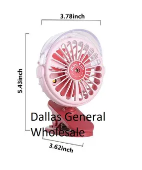 Clip On Rechargeable Mini Mist Fans Wholesale