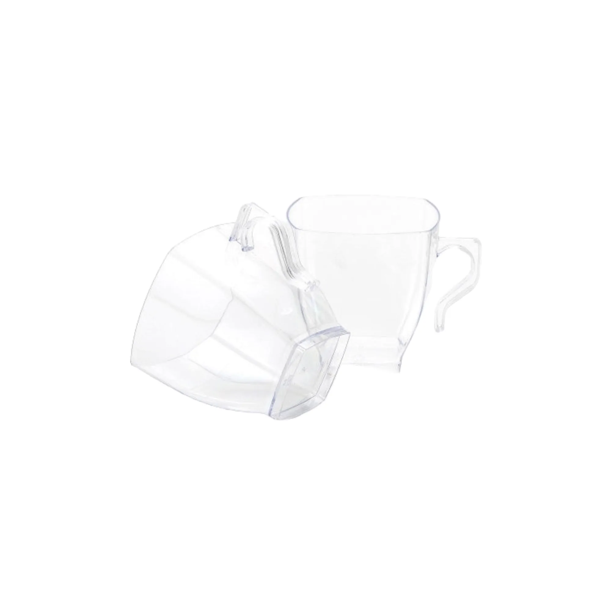 Coffee Mug 250ml Clear PP Plastic 12pack