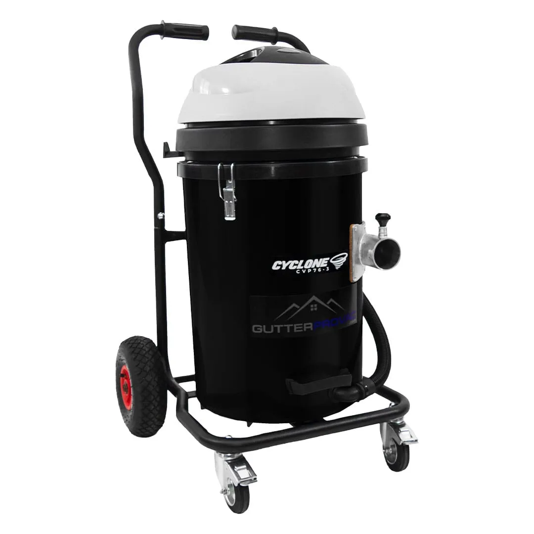 Commercial (240v) Gutter Vacuum 20 Gallon Cyclone II 3600W (Polypropylene)