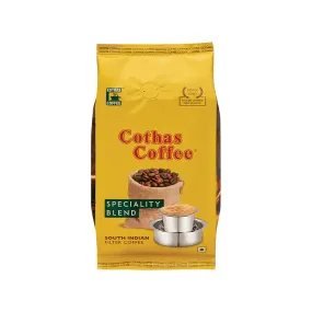 Cothas Speciality Blend | South Indian Filter Coffee | 85% Coffee 15% Chicory (200G), Ground, Bag