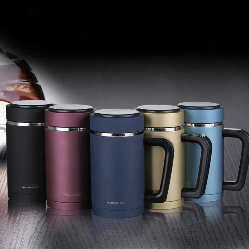 Drinkware Vacuum Flask Double Wall Stainless Steel 480ml Car Thermos Cup