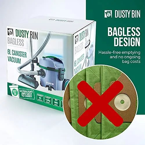 Dusty Bin Bagless Cylinder Vacuum Cleaner DB-03