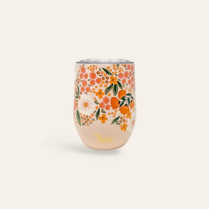 Floral Wine Tumbler ~ Various Styles