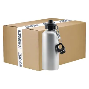 FULL CARTON - 60 x Aluminium 600ml Sublimation Water Bottles - Silver