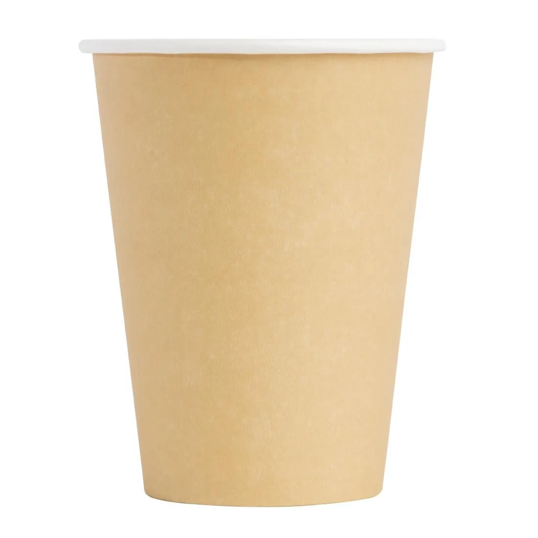 GF032 Fiesta Recyclable Coffee Cups Single Wall Kraft 340ml / 12oz (Pack of 1000)