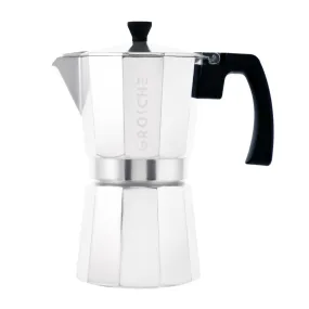 Grosche Milano Espresso Maker - Silver / 9-Cup / 15.2 fl. oz