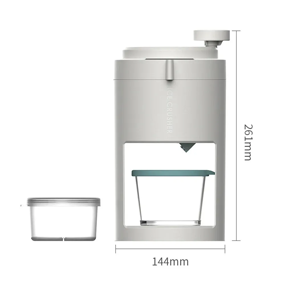 Hand-operated Ice Crusher - Portable Manual Small Ice Maker Machine