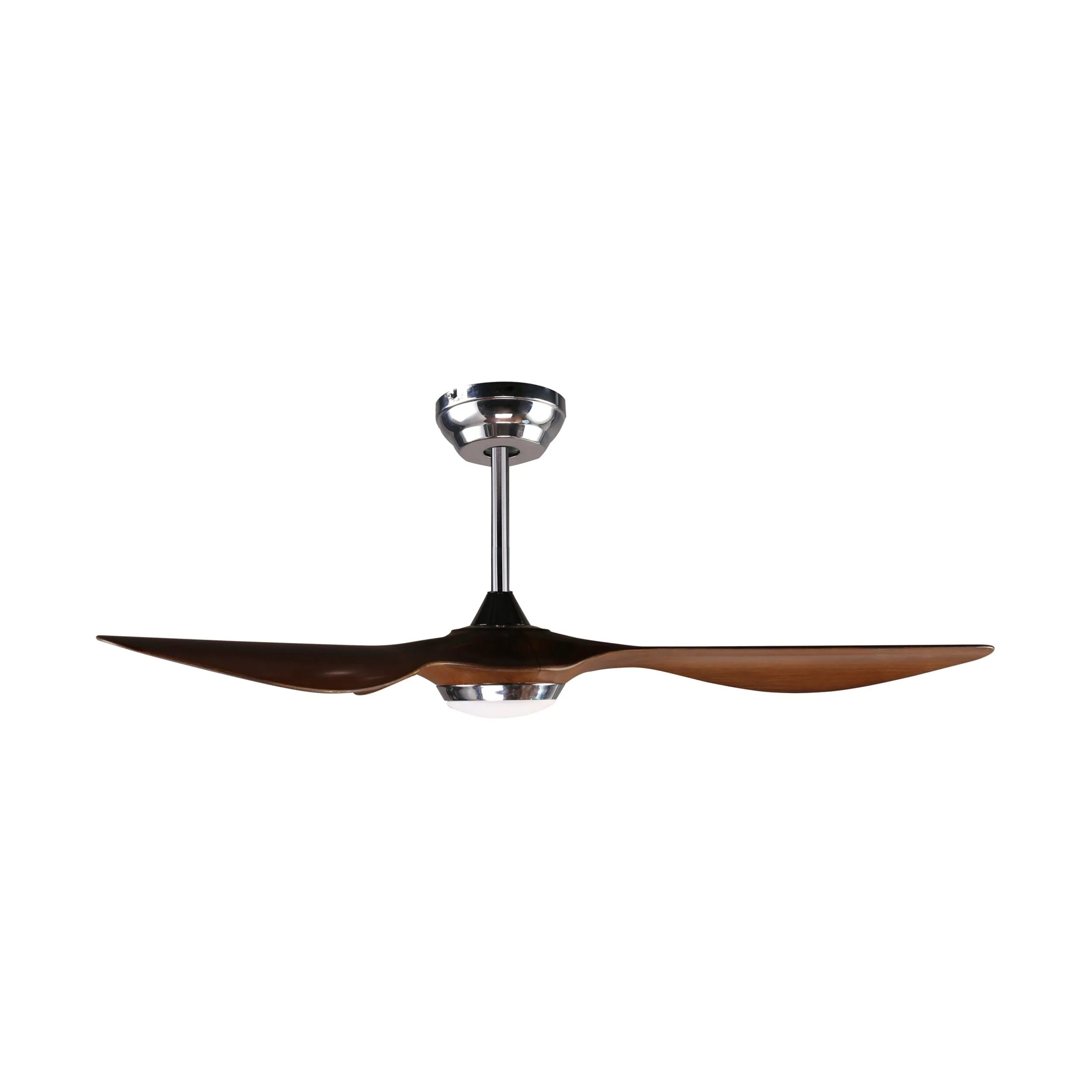 Hayman Indoor/Outdoor DC Ceiling Fan with LED Light & Remote - Timber Finish 132cm