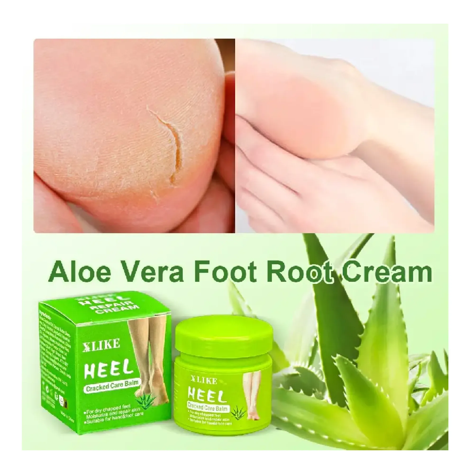 Heel Cracked Care Balm, Moisturizing And Nourishing Avocado Cream For Dry Chapped Foot, For Women Men Daily Hand Foot Care