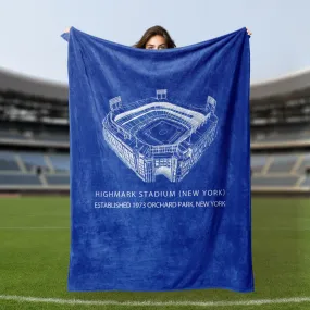 Highmark Stadium - Buffalo Bills, American Football Blanket Fans Gifts for Friends/Lover/Family/Colleagues