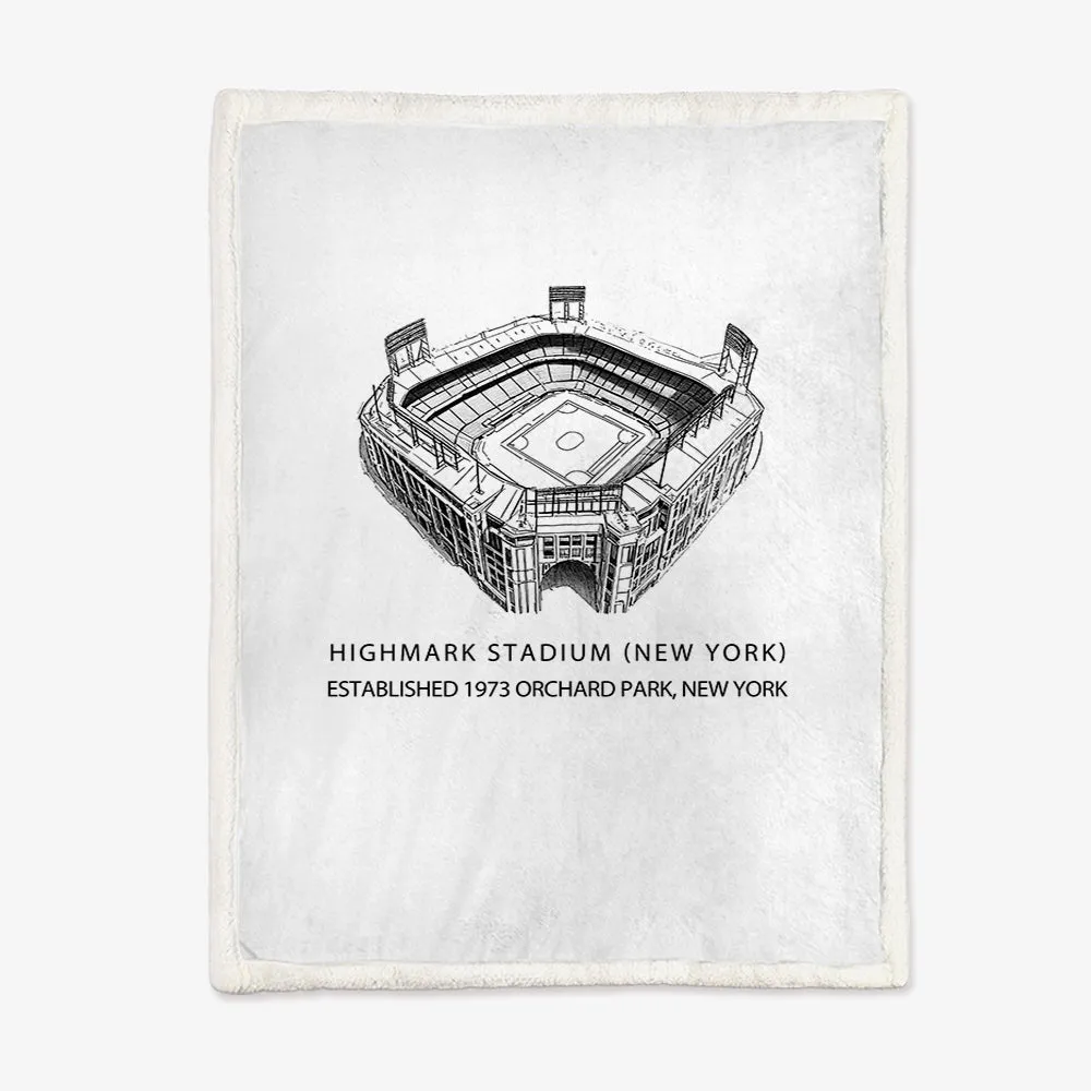 Highmark Stadium - Buffalo Bills, American Football Blanket Fans Gifts for Friends/Lover/Family/Colleagues