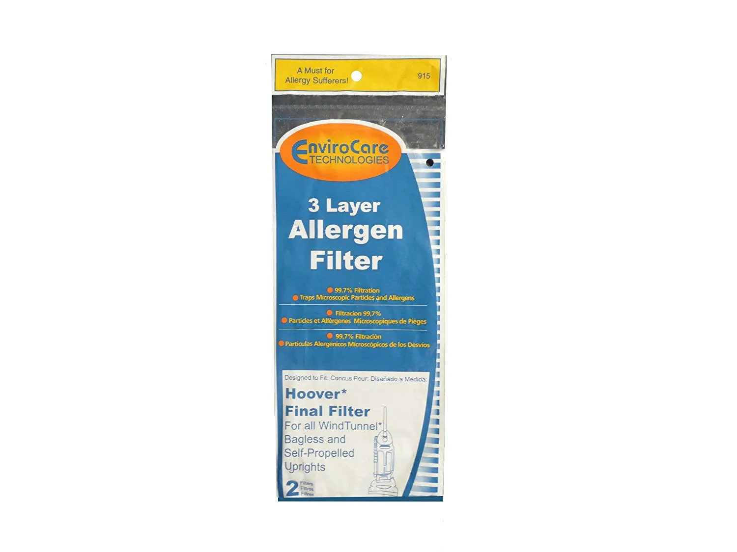 Hoover Final Filter for WindTunnel Bagless & Self Propelled models