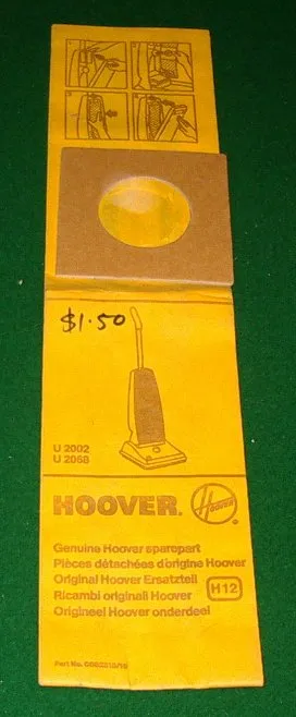 Hoover Starlight Vacuum Cleaner Bags - Part No. UNI13