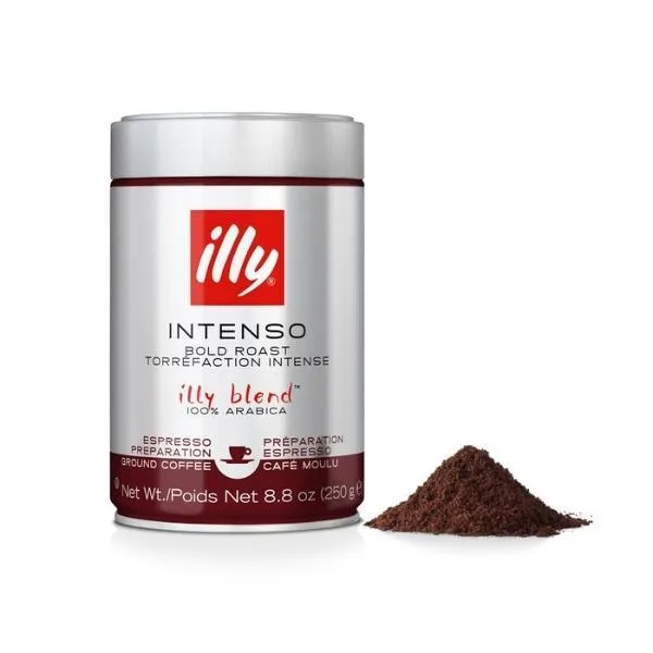 ILLY INTENSO BOLD ROAST COFFEE 250G