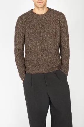 Irish - Sudbury Crew Neck Sweater - Shadow