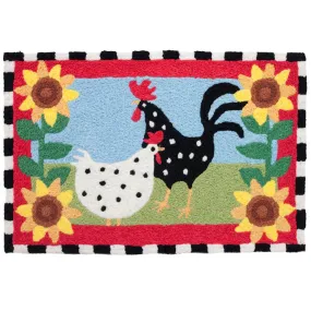 Jellybean Funky Chickens Rug