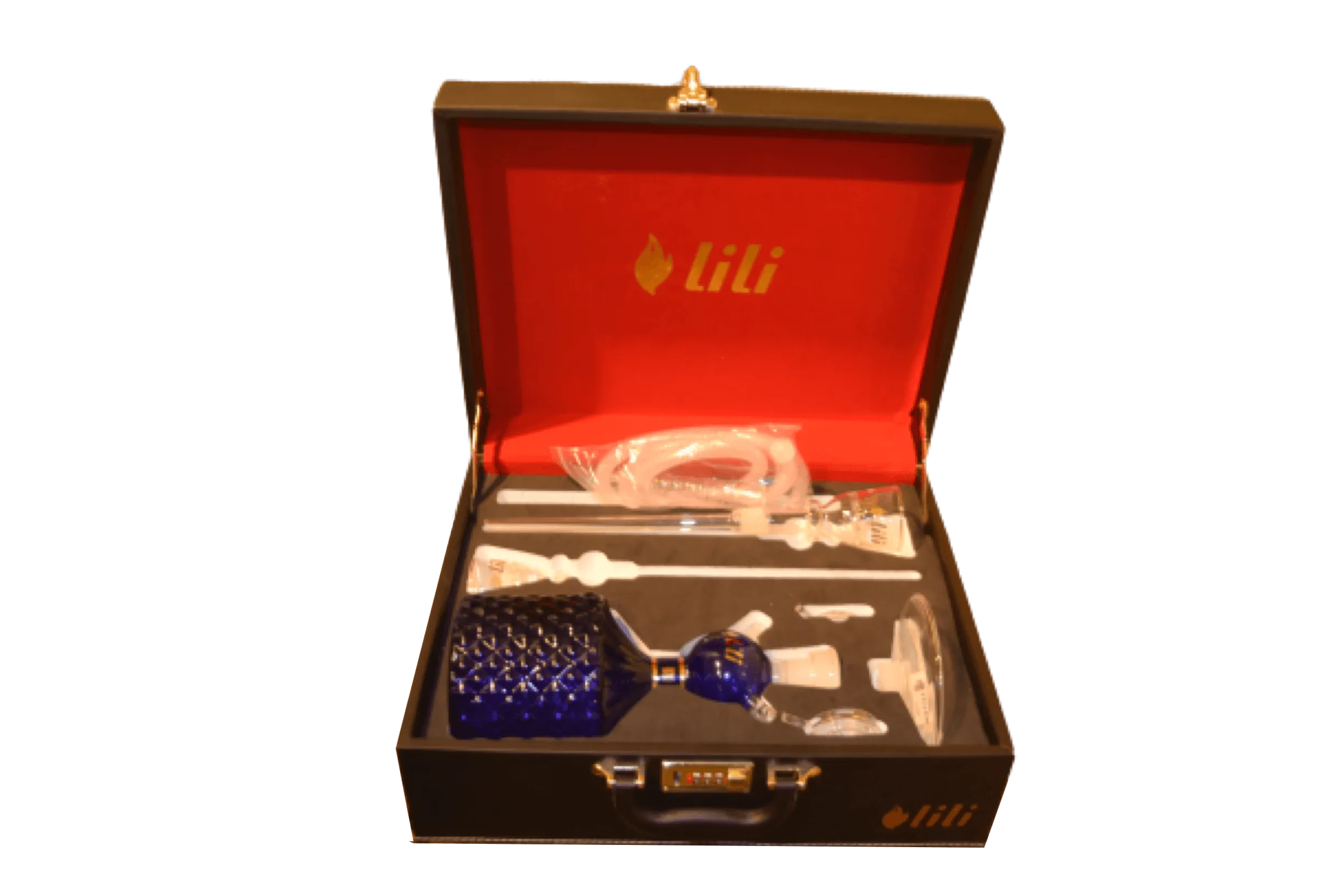 LiLi cylinder glass shisha - أرجيلة ليلي الأسطوانية