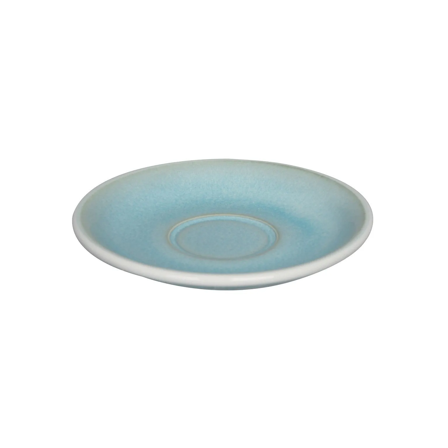 Loveramics Reactive Glaze Potters Flat White / Cappuccino Saucer (Ice Blue) 14.5cm