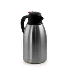 MegaChef 2 Liter Stainless Steel Thermal Beverage Carafe for Coffee and Tea