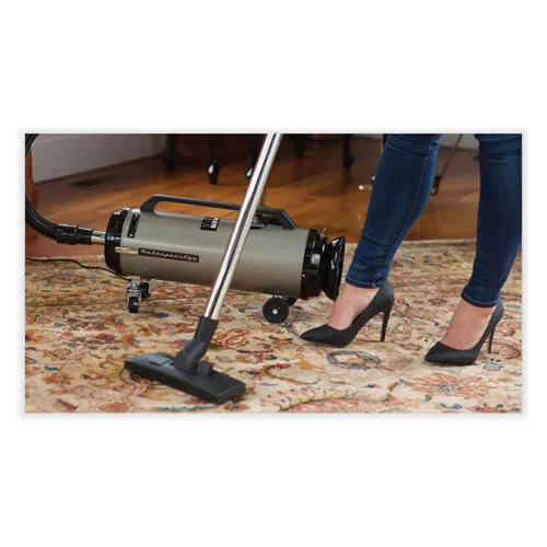 Metropolitan Professionals Canister Vacuum, 11.25 A Current, Black, Ships In 4-6 Business Days