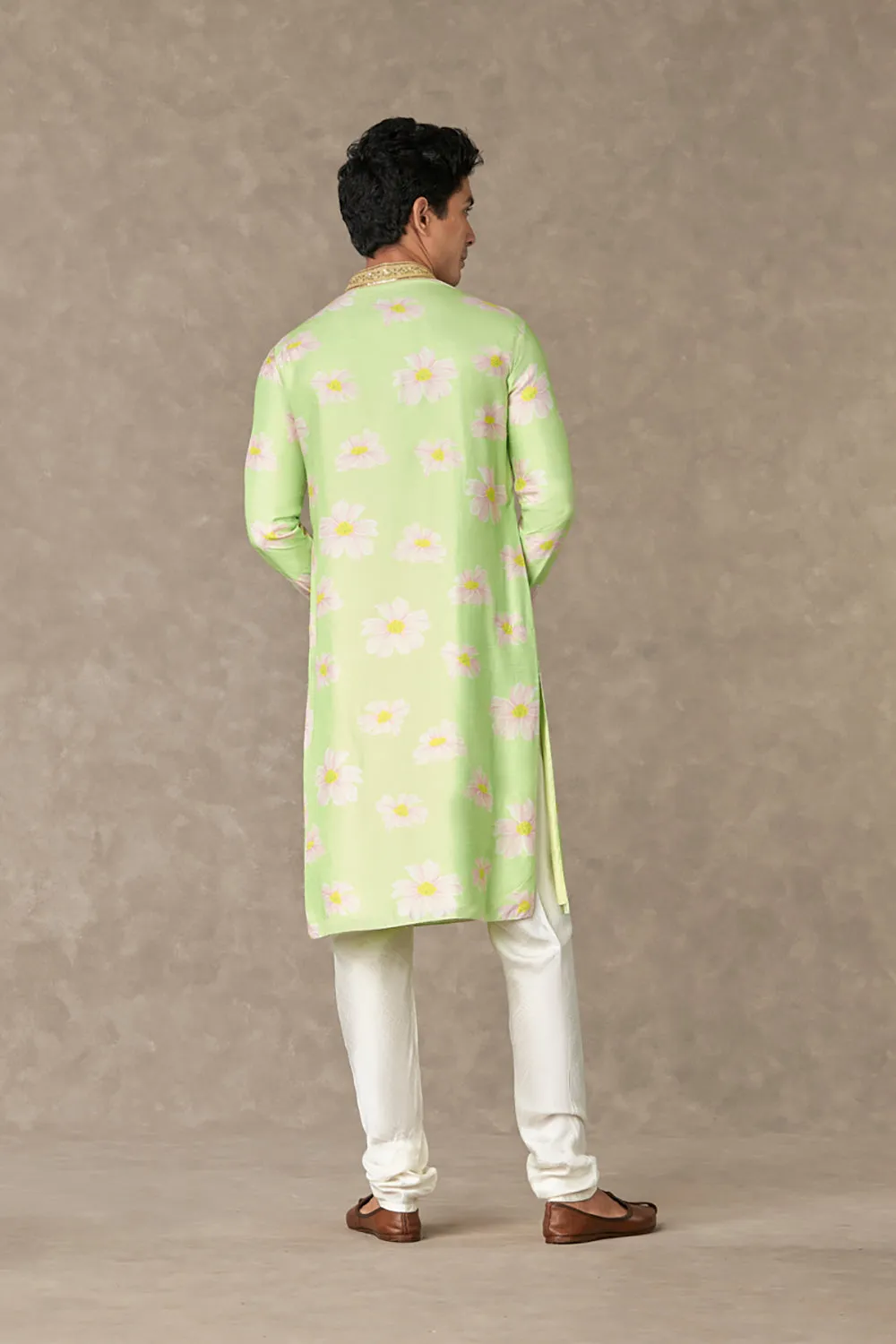 Mint Parijat Kurta Sets