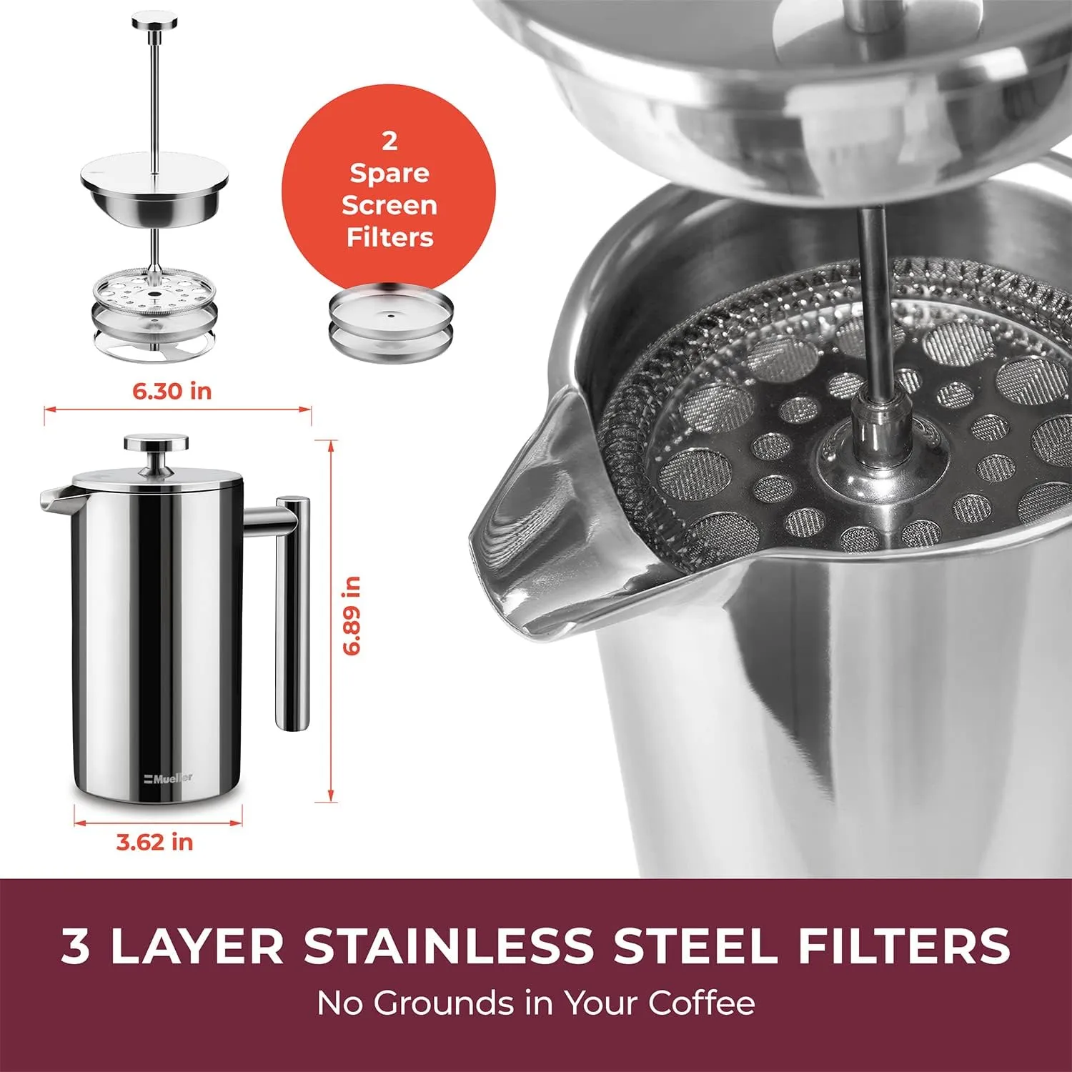 MuellerLiving French Press Coffee